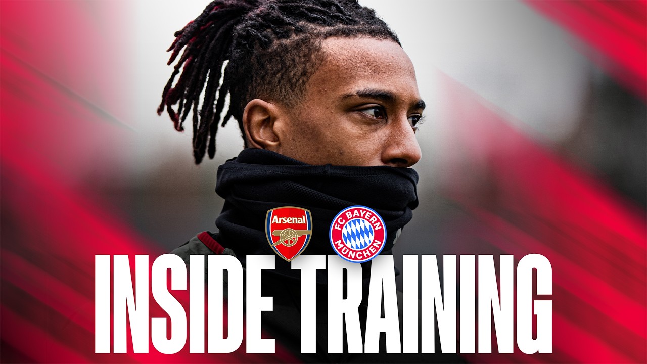 In great mood & highly focused | Preparing for Arsenal FC – Inside Training