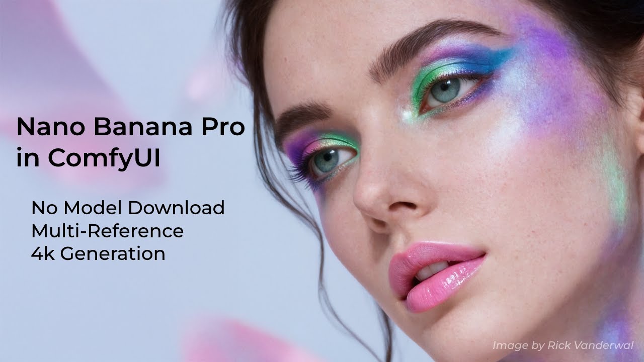 Nano Banana Pro in ComfyUI! Multi-Image Reference, No Model Download, 4k Generation, Cheaper Price!