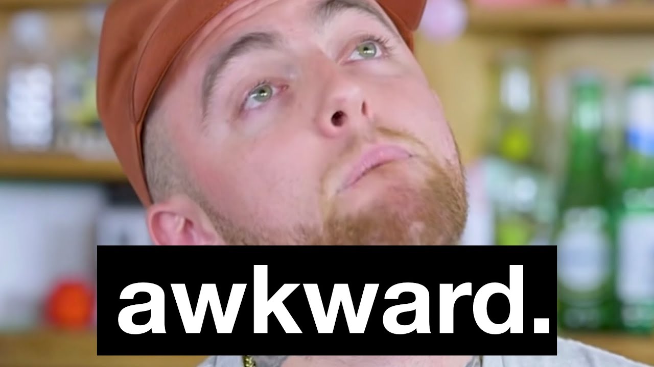 Mac Miller's Tiny Desk, but it's awkward