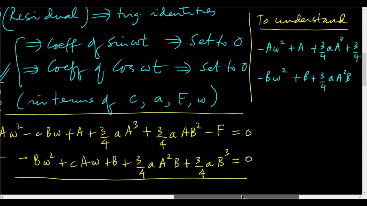 Forced Duffing Harmonic Balance
