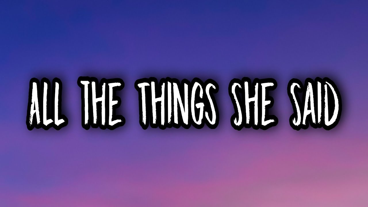 ​t.A.T.u. - All The Things She said (Lyrics) 