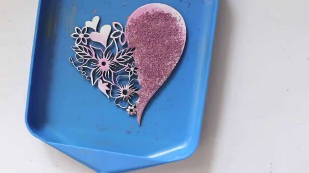 Irina Gerschuk - embossing with micro beads