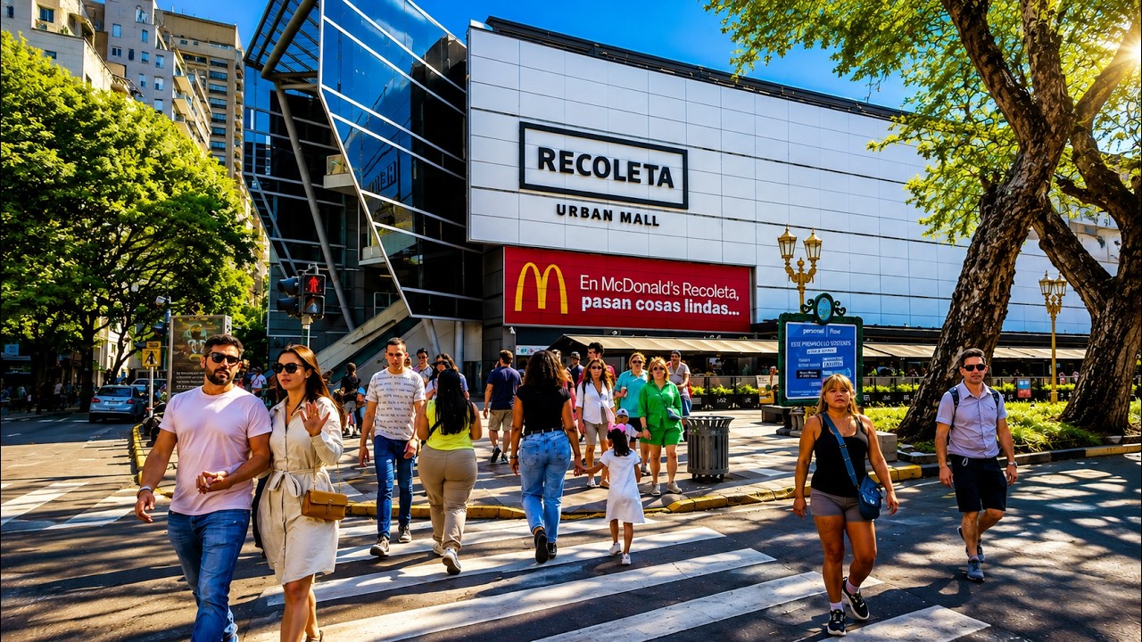 💎🛍️ Recoleta Urban Mall: lujo, compras y estilo en Buenos Aires