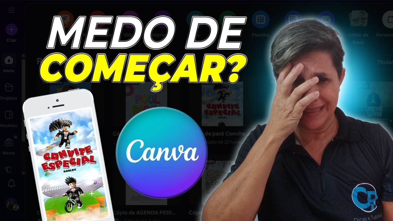 Convites Digitais no Canva: Comece do Zero, Sem Medo