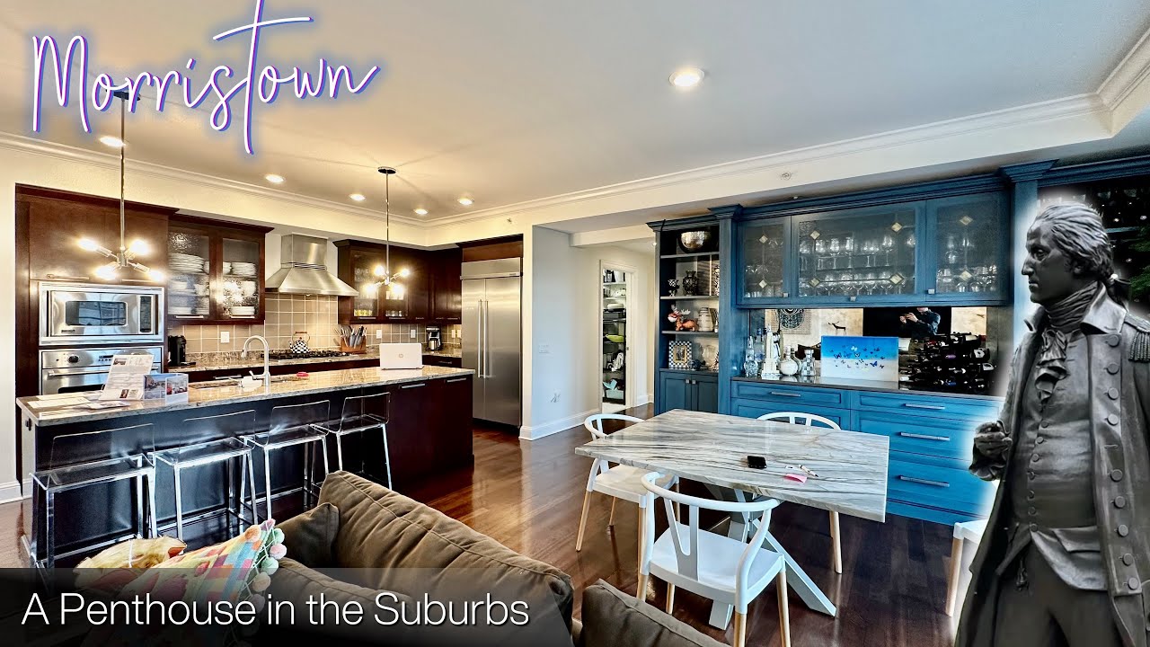Morristown NJ and a PENTHOUSE in the SUBURBS | Open House New Jersey Tour | NYC Suburbs