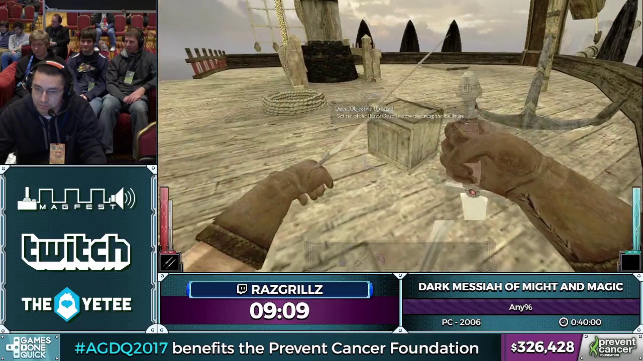 Dark Messiah of Might and Magic by razgrillz in 34:23 - AGDQ 2017 - Part 58