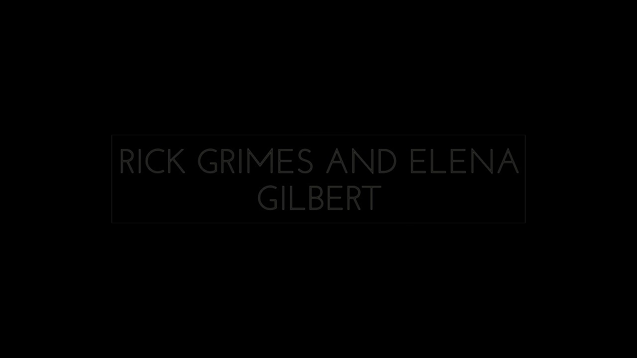 Rick Grimes and Elena Gilbert