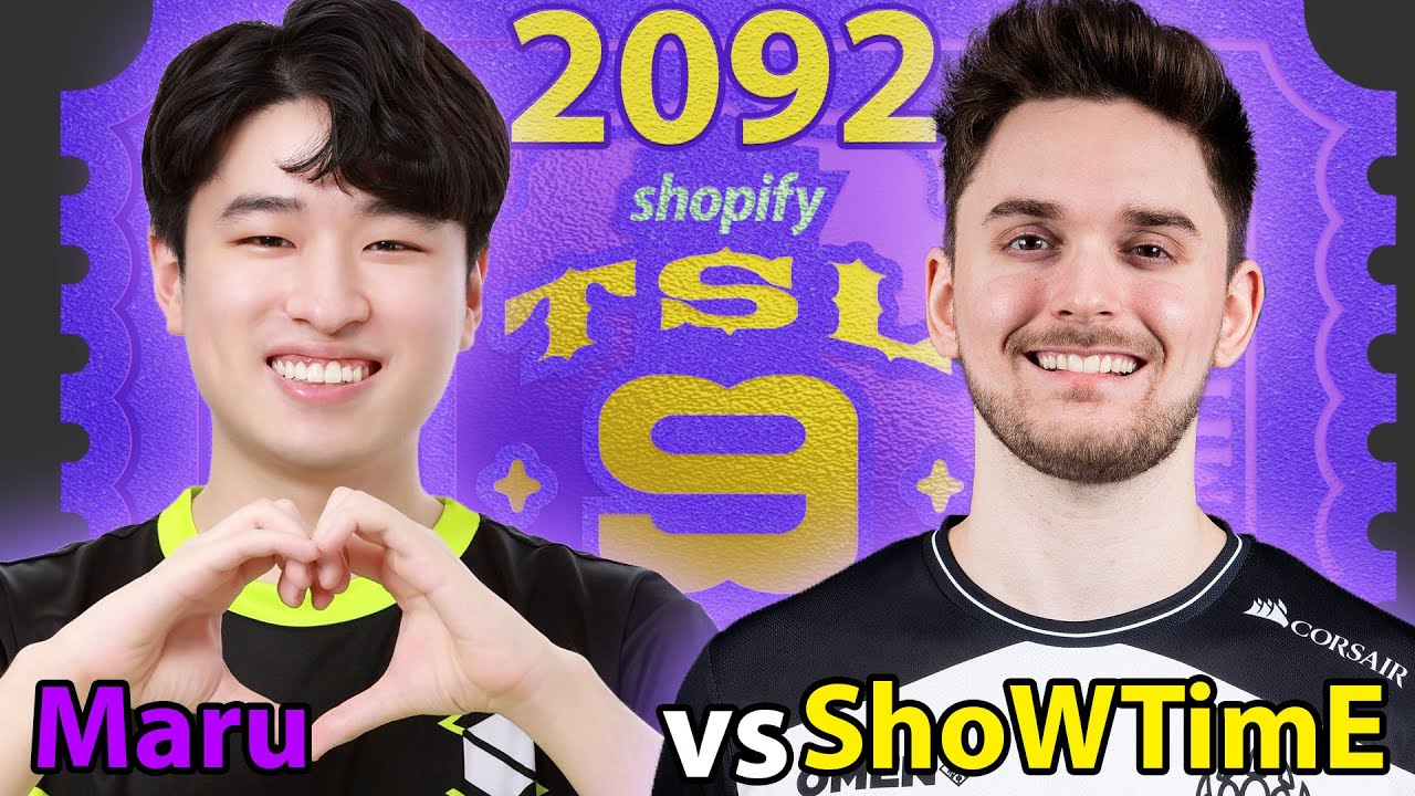 StarCraft 2 - Replay-Cast #2092 - 🇰🇷 Maru (T) vs 🇩🇪 ShoWTimE (P) - TSL9 [Deutsch/4K]