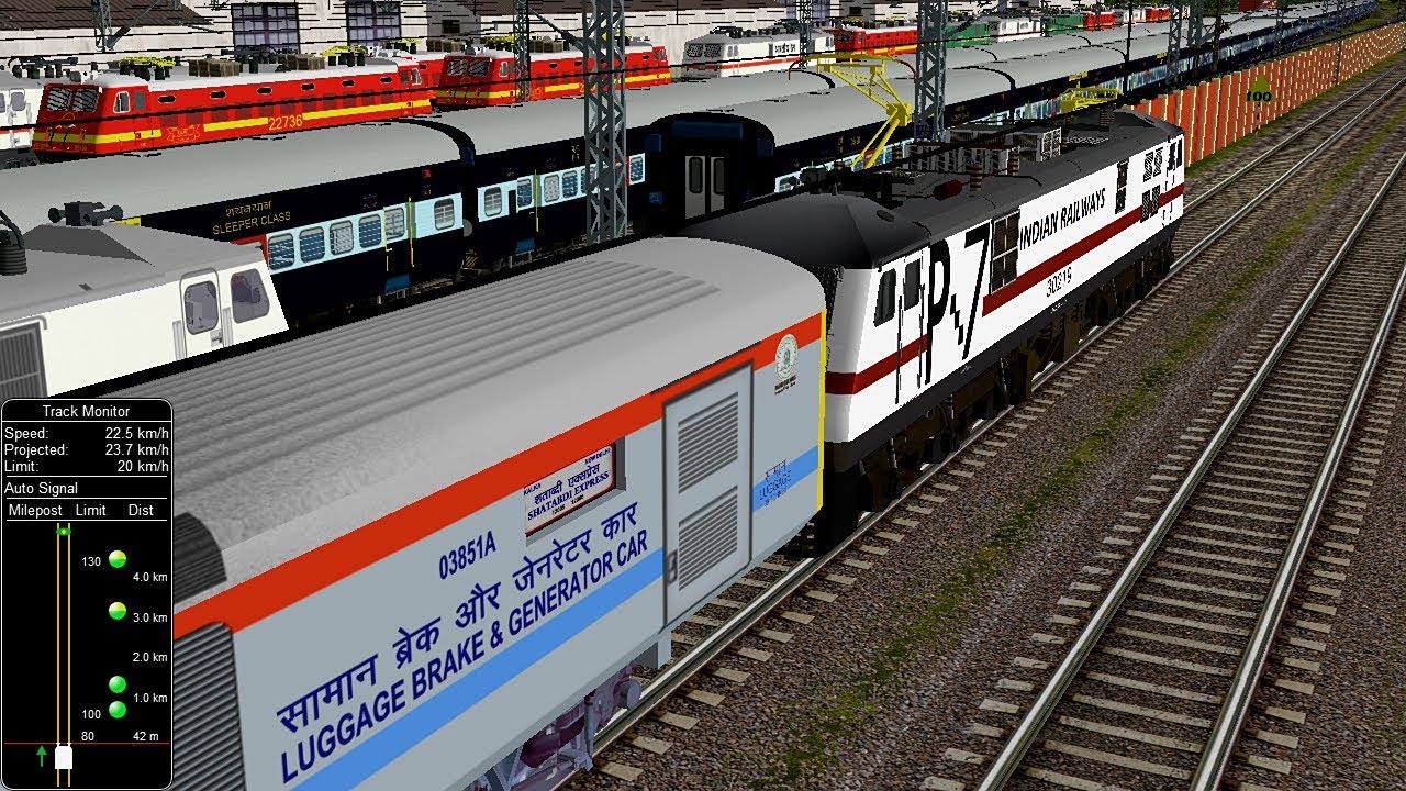 Ranchi shatabdi and ganadevta parallel departure from Howrah station || MSTS In Open Rail