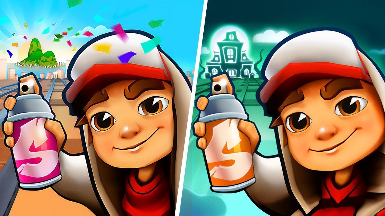 Subway Surfers Barcelona 🆚 Subway Surfers New Orleans, Subway Surfers Map Comparison