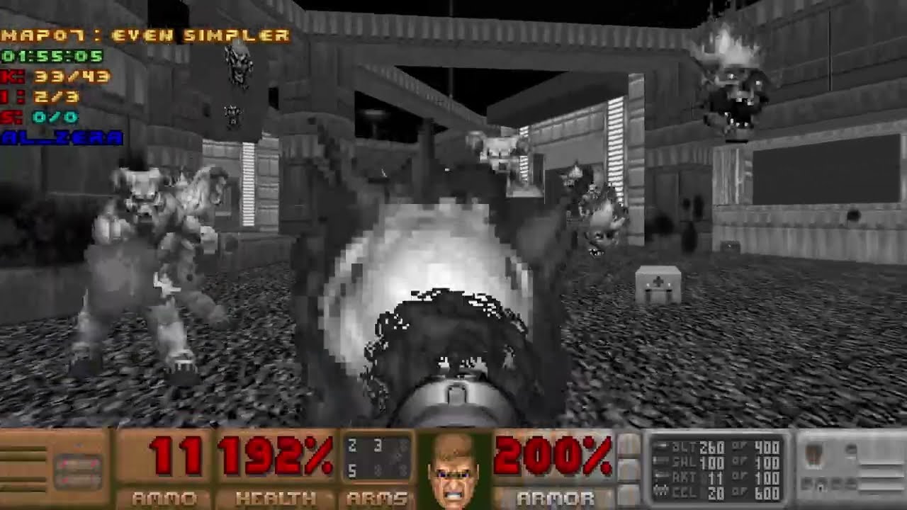 Doom 64 on Doom II - M7: Even Simpler - UV Max + Pistol Start