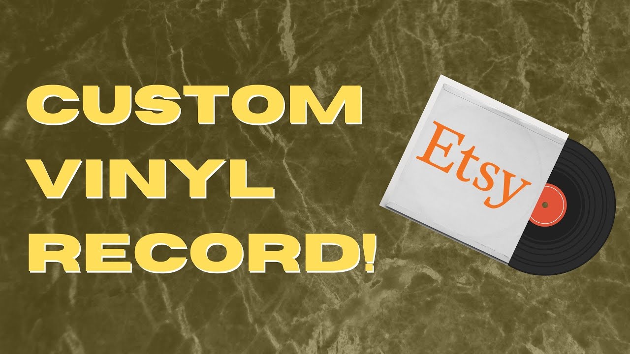 How To Make A Custom Vinyl Record (Etsy)