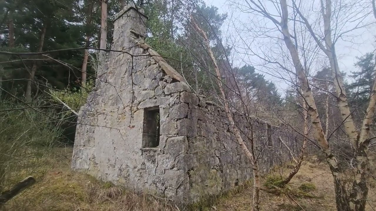 Wards croft ruins at auchtertyre scotland 