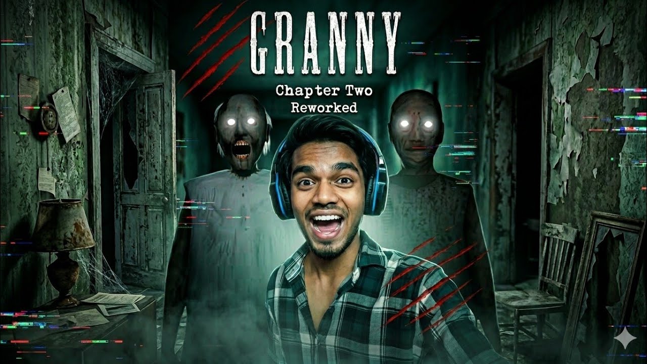 Granny chapter 2 horror game| Granny helicopter escape| granny funny moments 😂🤣| Full gameplay video