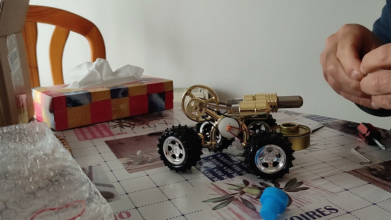Cotxe amb motor Stirling.