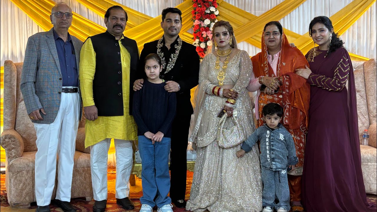 lo ji aagya Aashish ki reception ka vlog ......#viral #love #keepsupporting #familytime