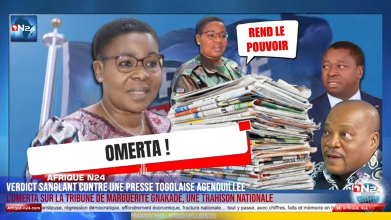 😡 TOGO : VERDICT SANGLANT CONTRE UNE PRESSE TOGOLAISE AGENOUILL&Eacute;E !