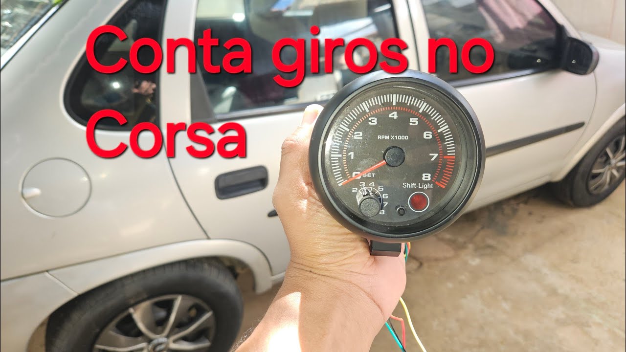 Como instalar o conta giros no Corsa wind sedan Classic etc...