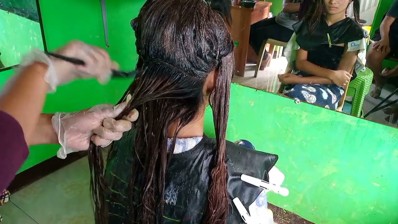 paraan sa pag apply ng kulay sa buhok na mag pantay