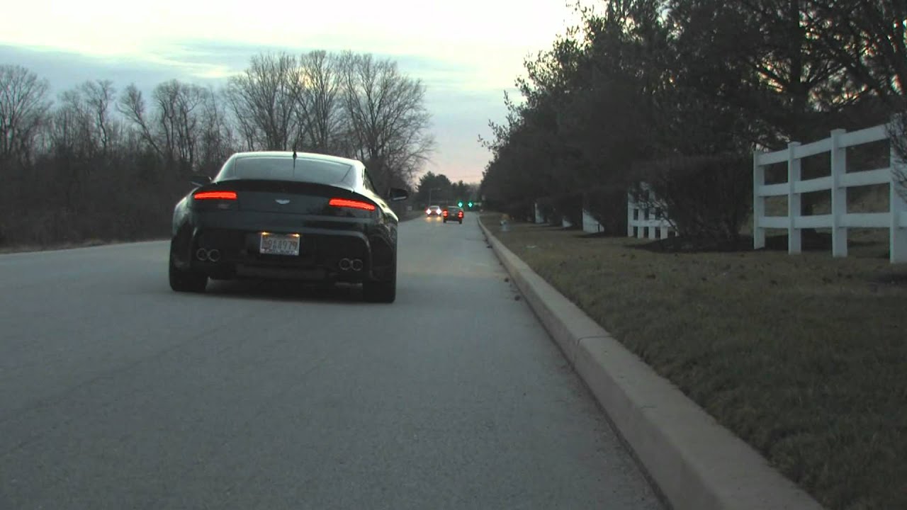 Aston Martin V8 Vantage with Fabspeed High-Flow Sportcats and X-Pipe