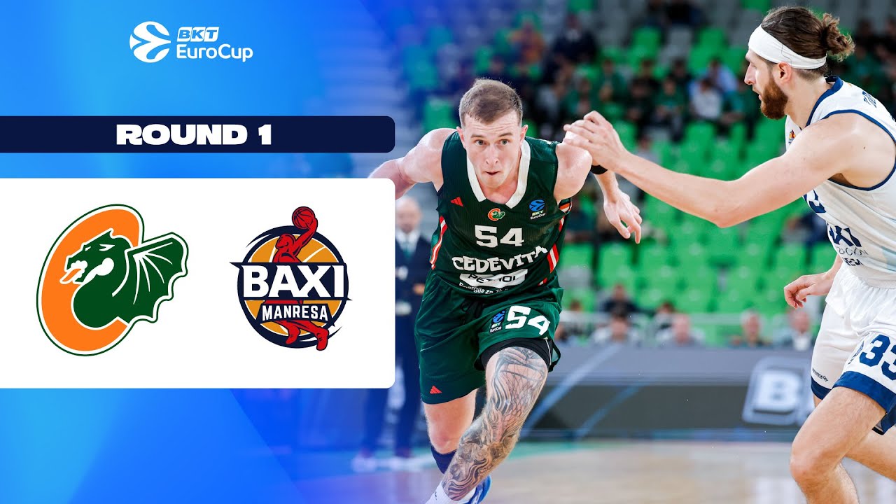 Cedevita Olimpija Ljubljana -- BAXI Manresa | Round 1 | EuroCup Basketball 2025/26