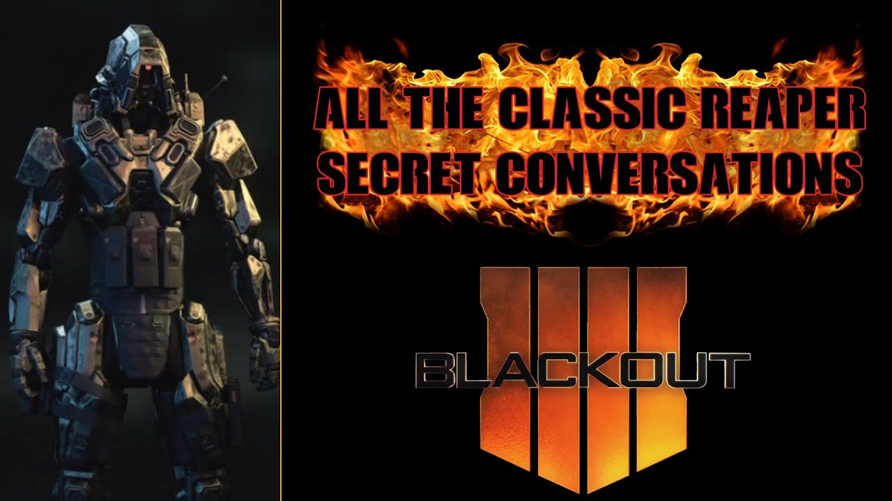 All Reaper Secret Conversations in Blackout | SANTOSKILLER19