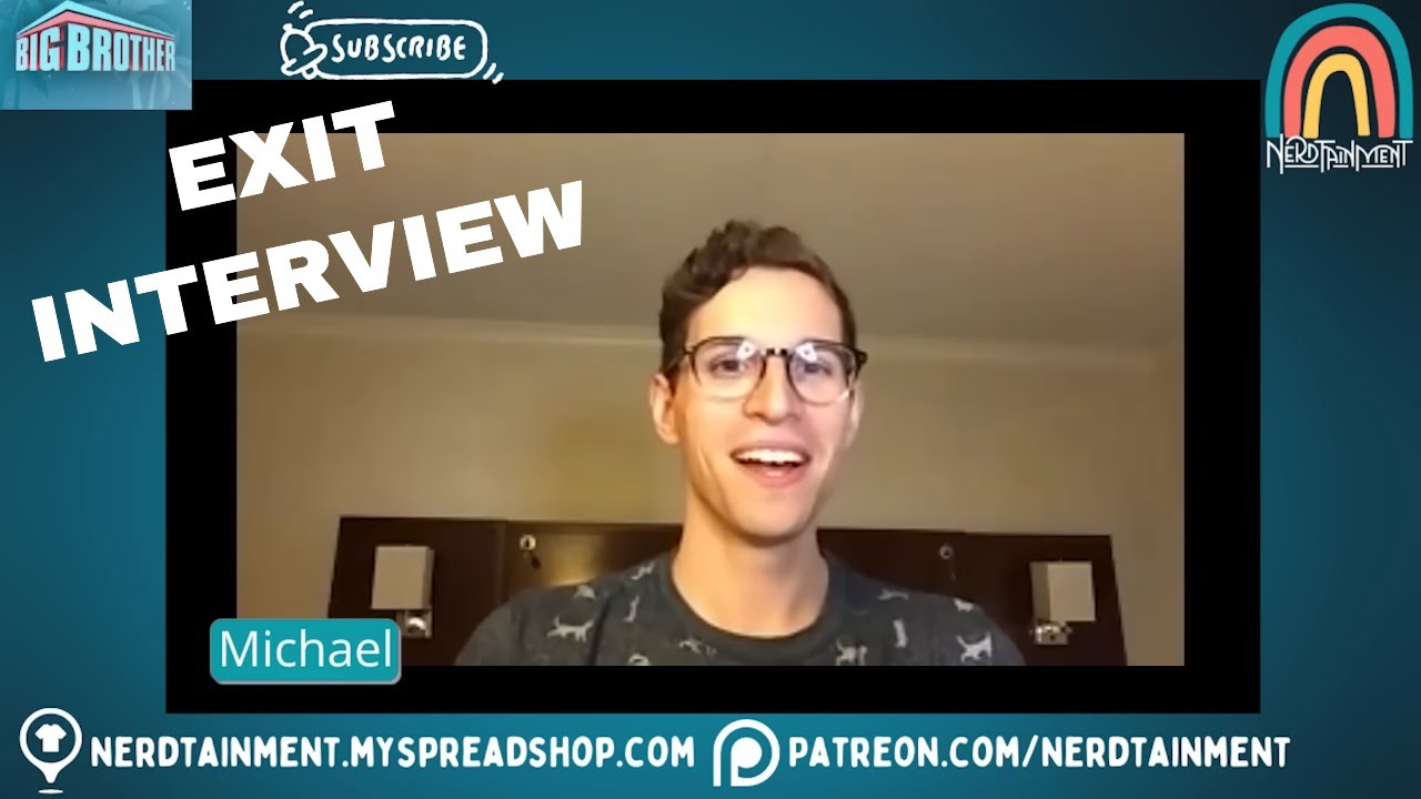 BIG BROTHER 24 EXIT INTERVIEW / MICHAEL BRUNER, WEEK 9 DOUBLE EVICTION⎰Nerdtainment