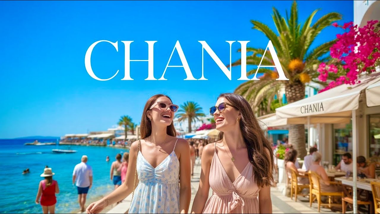 Walking through CHANIA City Center CRETE, GREECE 2025 🇬🇷