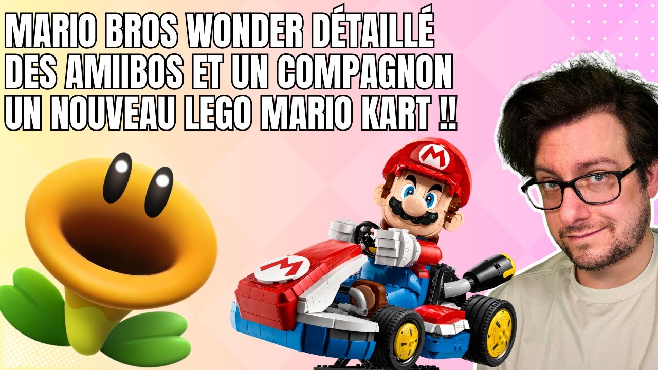Des infos pour Mario Wonder, amiibos et comagnon, et un nouveau Lego Mario Kart !! - Nintendot
