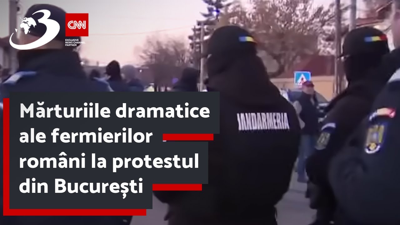 Mărturiile dramatice ale fermierilor români la protestul din București