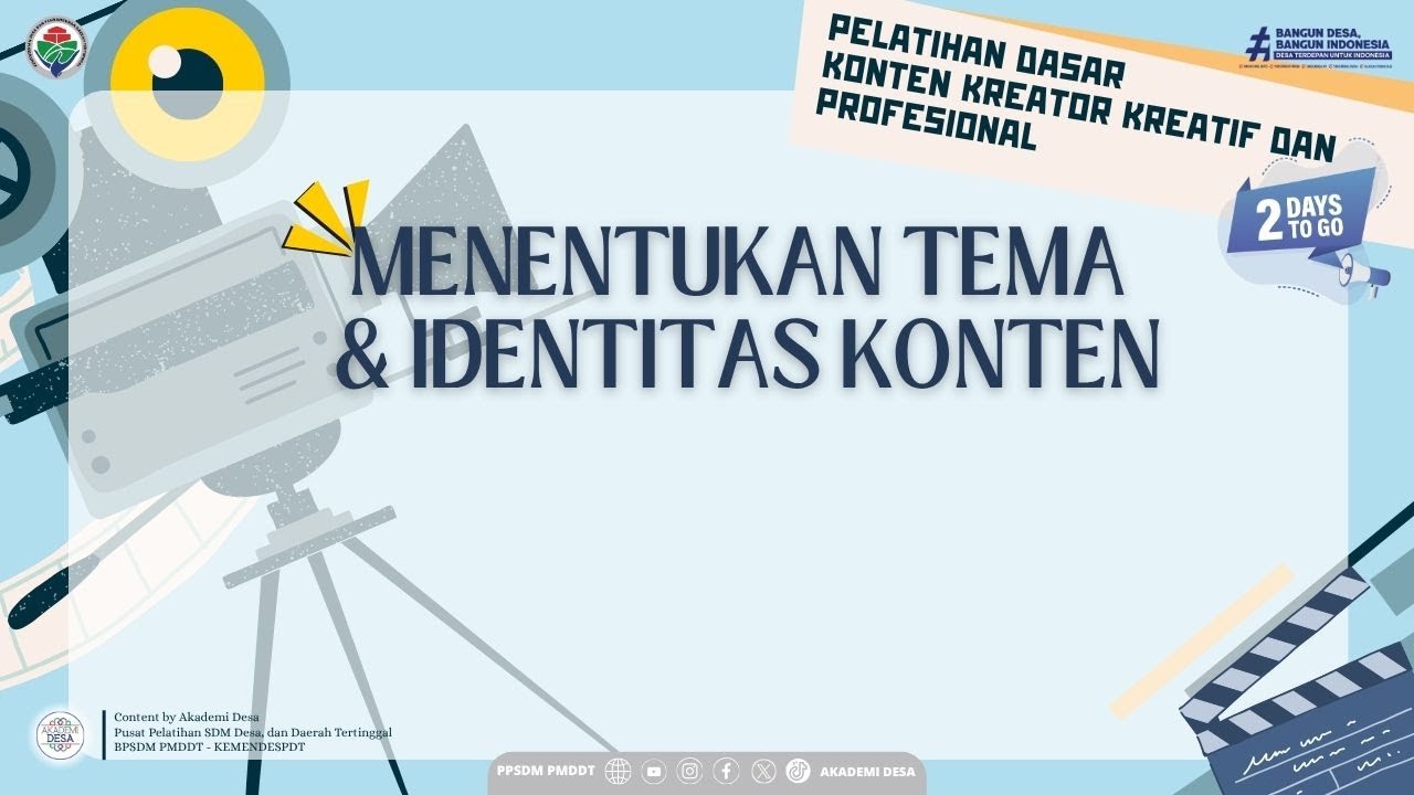 &ldquo;Pelatihan Dasar Konten Kreator Kreatif dan Profesional&rdquo;