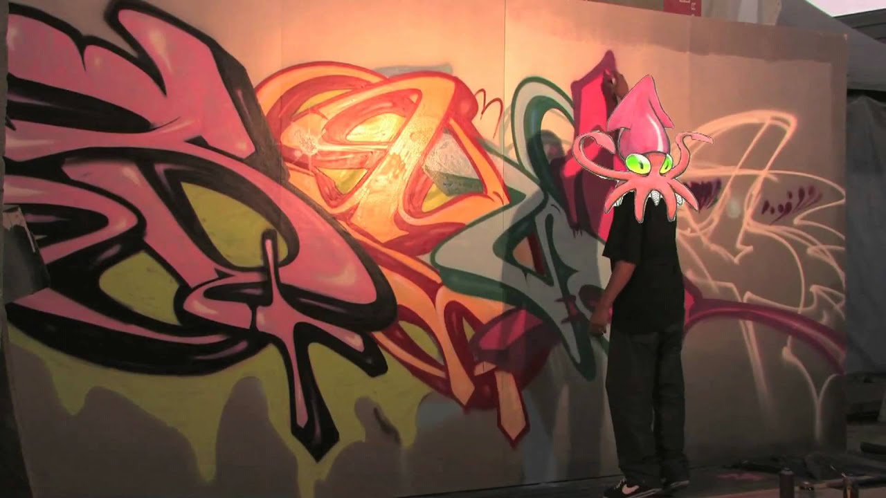 SQUID KOG GRAFFITI TIMELAPSE