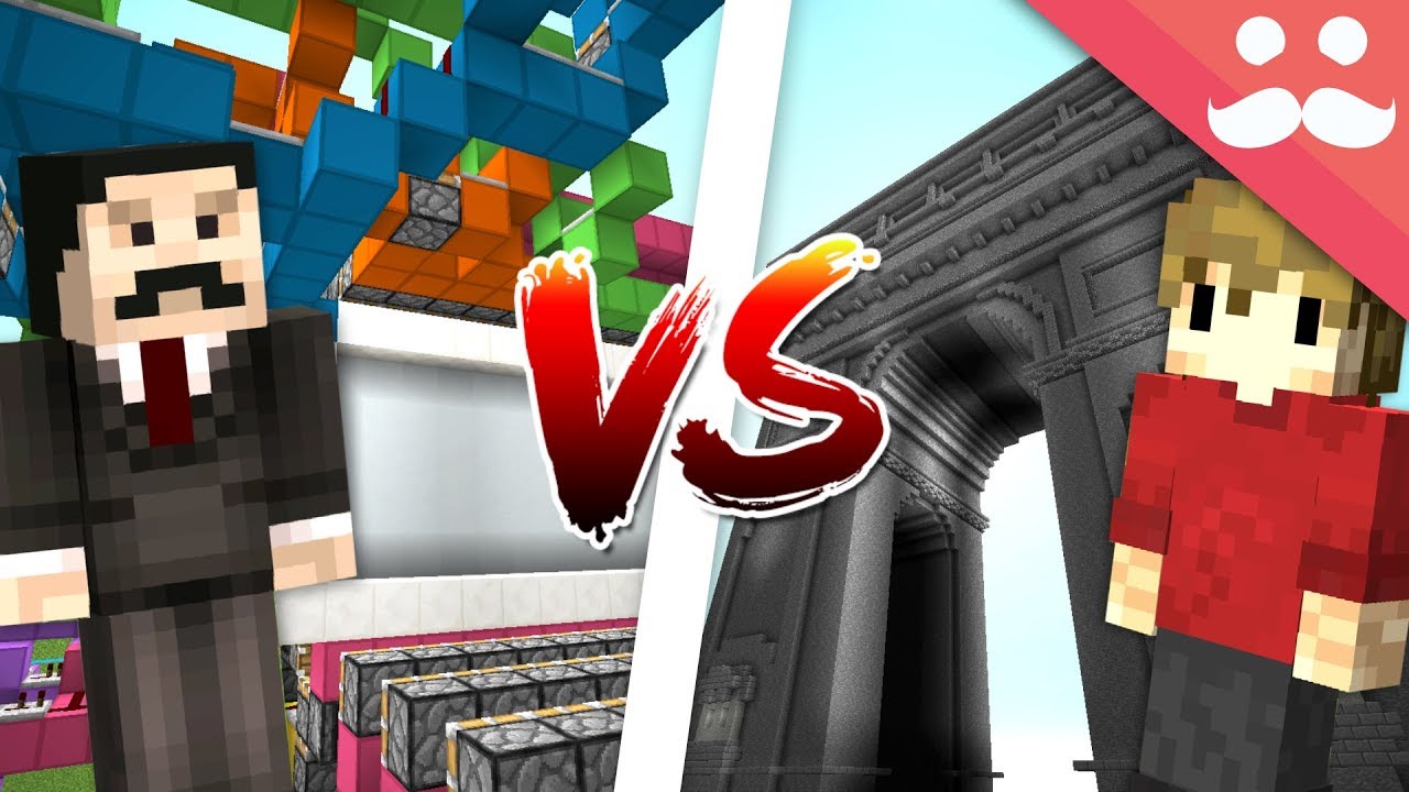 MINECRAFT REDSTONE VS BUILDING! (Mumbo VS Grian)