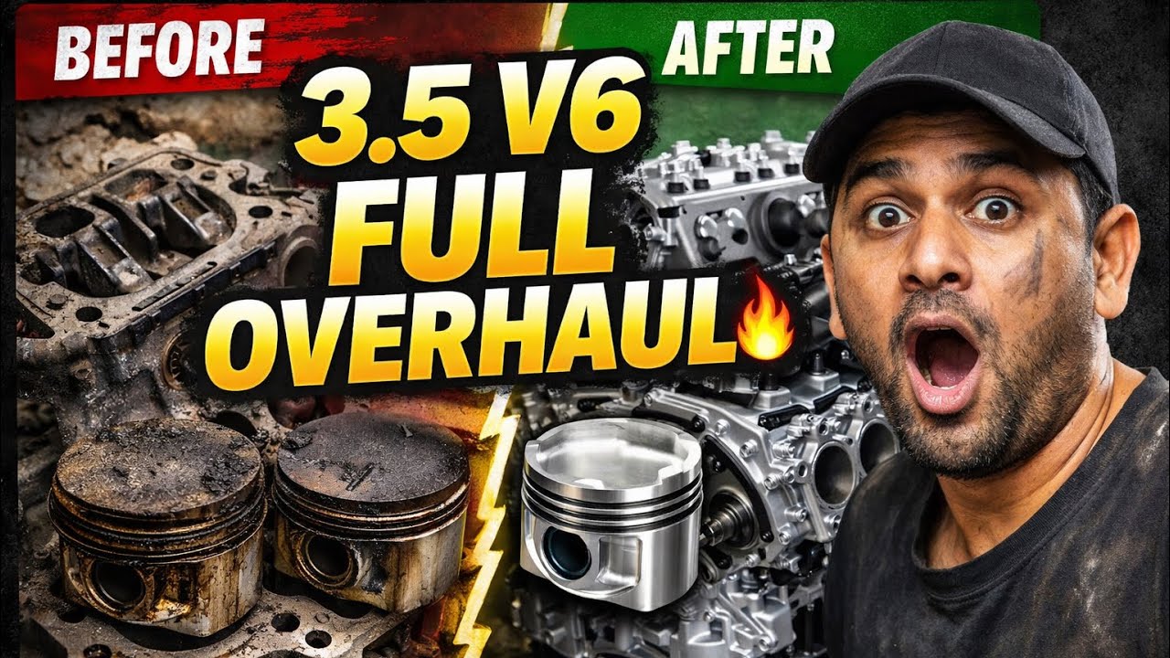MITSUBISHI Pajero 3.8 V6 Engine Full Overhaul 🔥 Complete Rebuild Step by Step