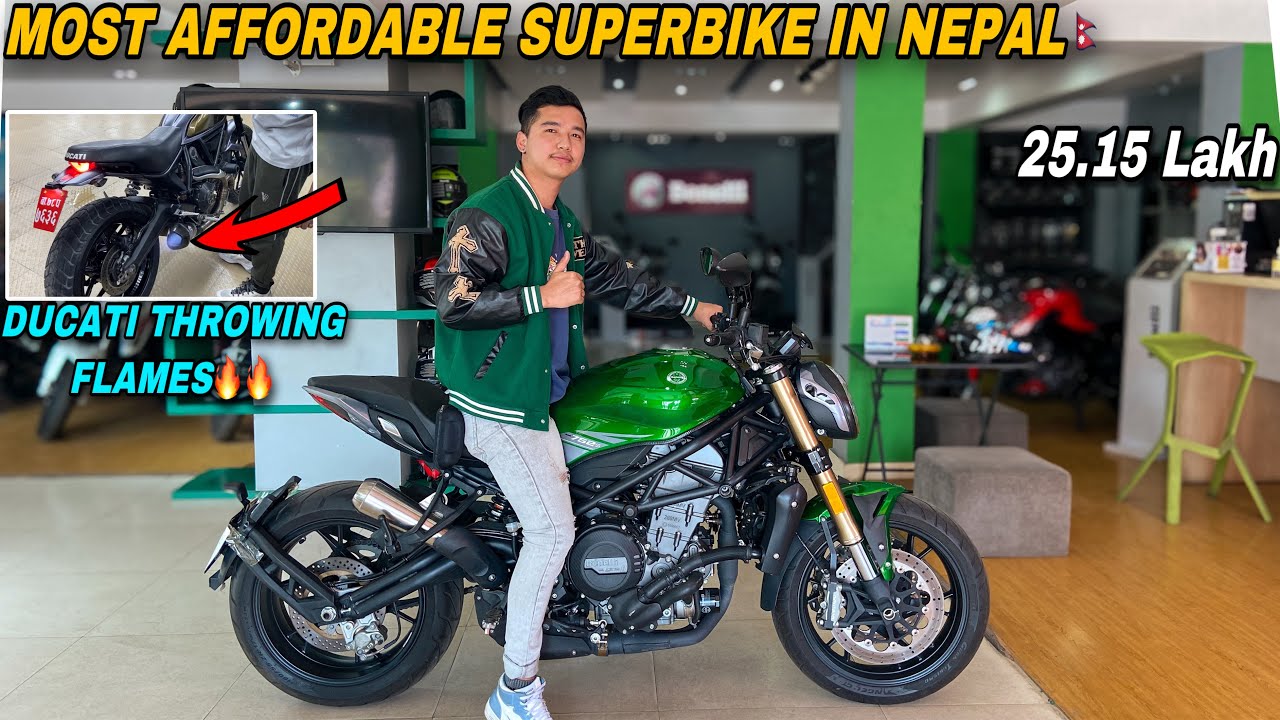 Benelli 752s: Most Affordable Superbike in Nepal🇳🇵| Ducati Exhaust Sound🔥| Price in 2024 ??