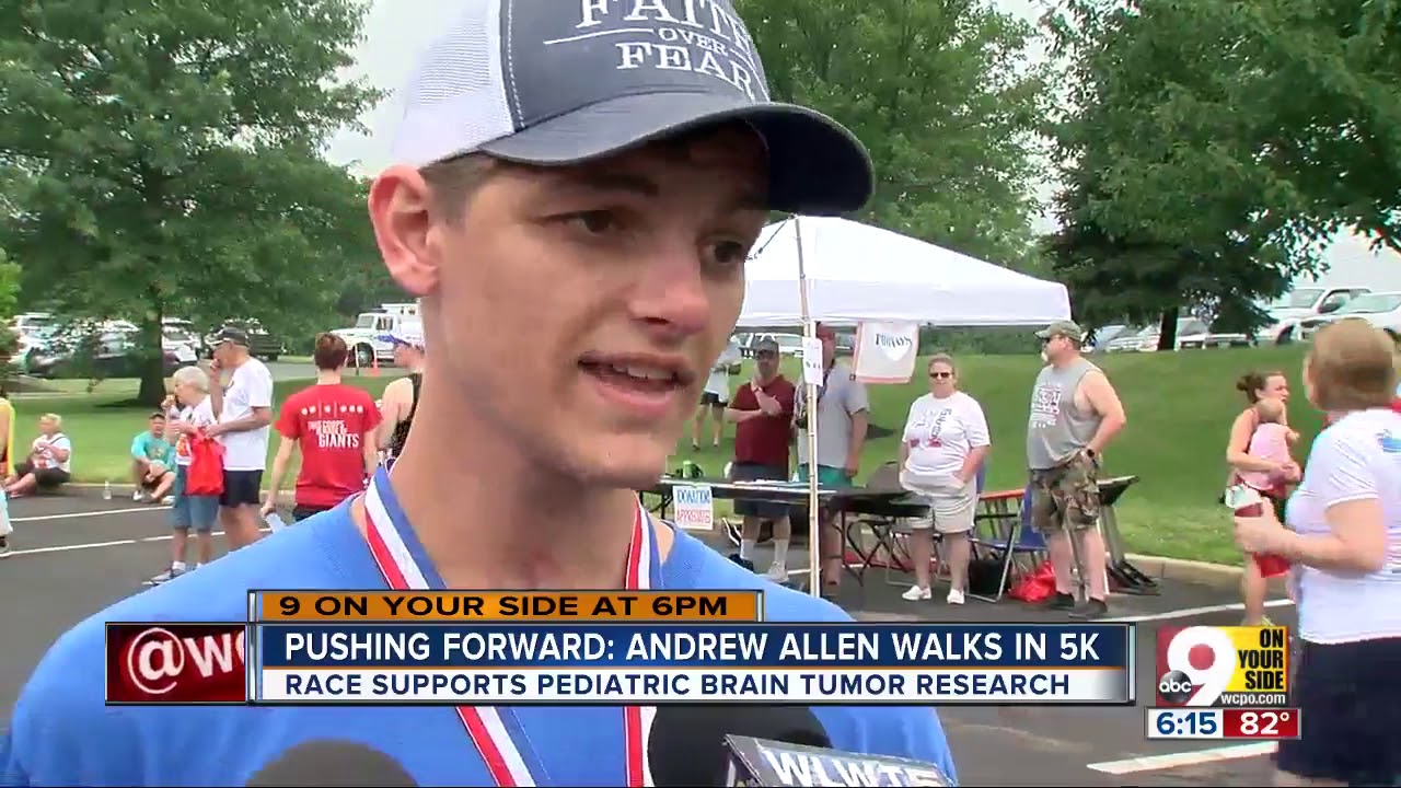 Brody Allen's brother walks 5K in his honor after injury