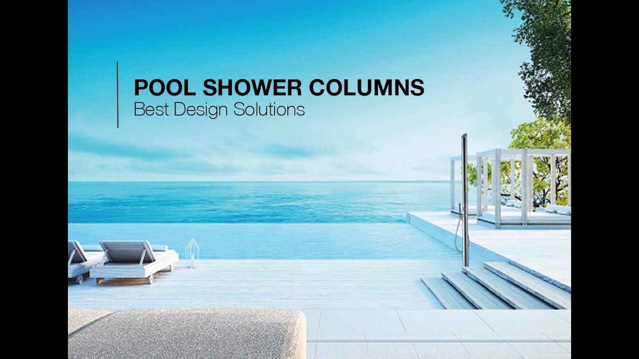 Pool Shower Columns 2020 - best design solutions BOSSINI