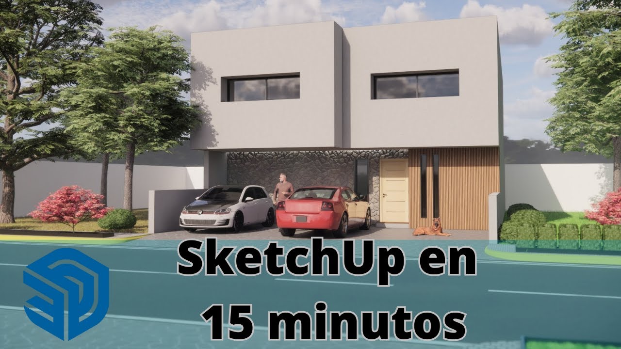 Aprende SketchUp en 15 minutos | SketchUp b&aacute;sico para principiantes