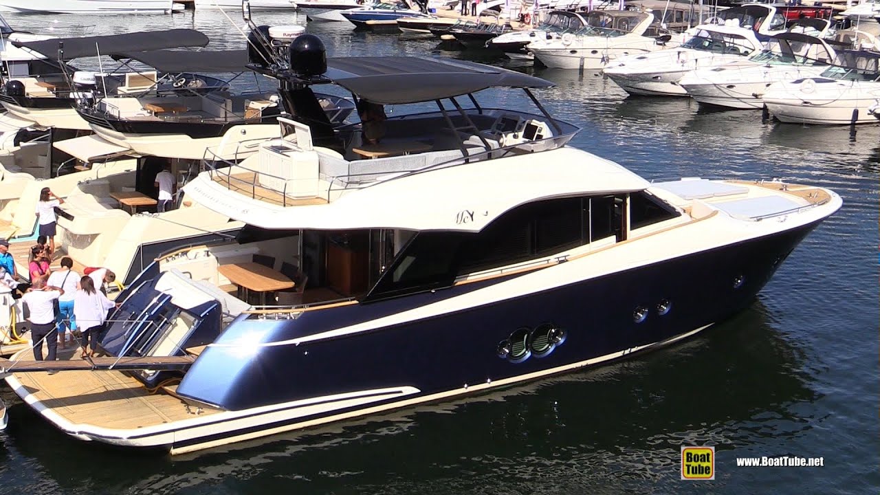 2015 Monte Carlo Yachts 65 Yacht - Walkaround - 2015 Montreal In Water Boat Show