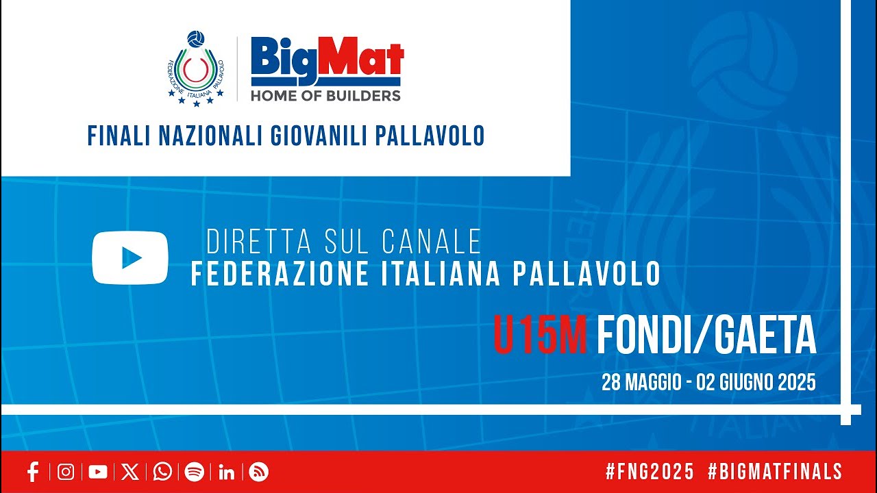 FNG U15M - n°568 - CAMPO 1: ALLIANZ DIAVOLI ROSA vs MINT VERO VOLLEY MONZA