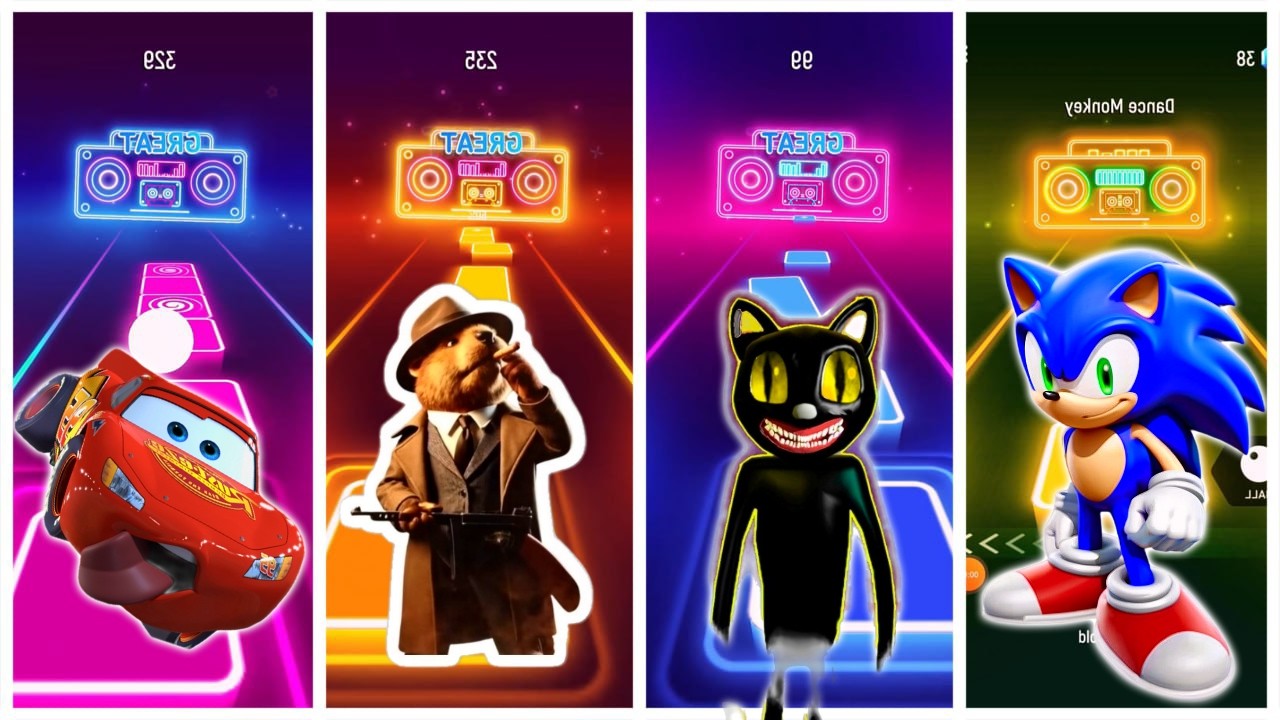 CARTOON CAT HORROR 🆚 SONIC HORROR 🆚 MCQUEEN SPEED 🆚 BOMBARDIER #minions
