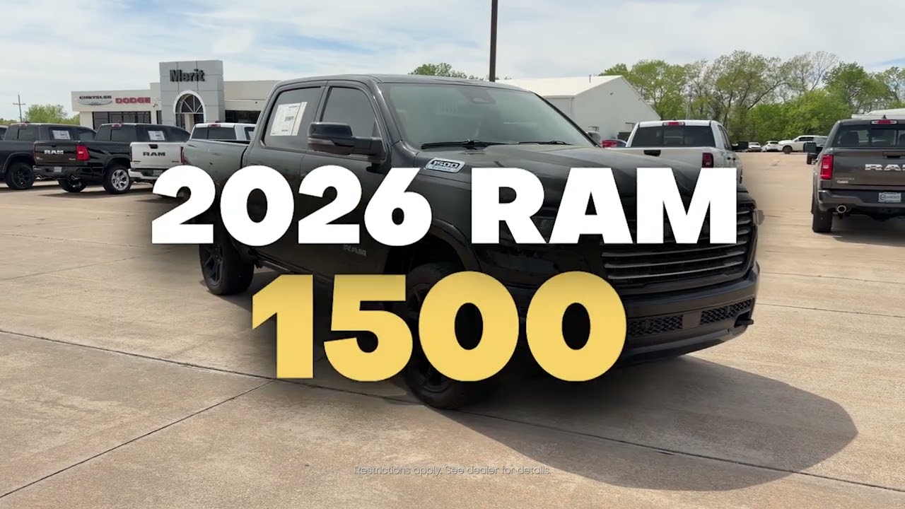 Специальные предложения по финансированию Ram 1500 2026 года | 0% и низкие процентные ставки