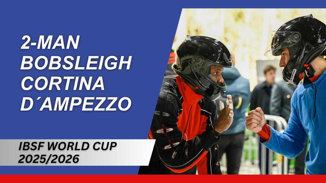 IBSF World Cup Cortina d`Ampezzo - 2-Man Bobsleigh - Heat 1