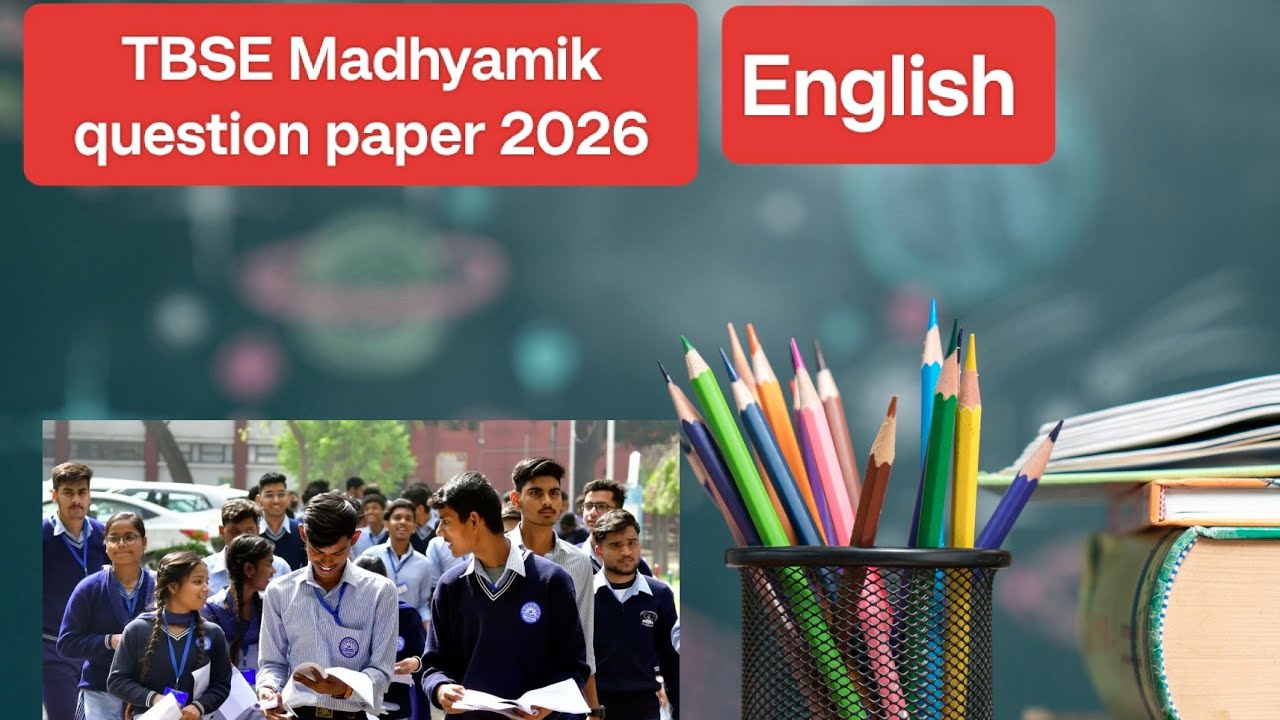 TBSE Madhyamik English question paper 2026