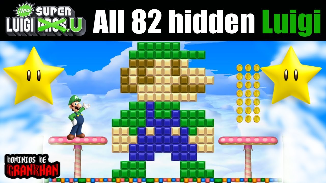 [ NEW SUPER LUIGI U ] 82 figuras Luigi ocultas | All 82 hidden Luigi locations | Easter Egg Guide