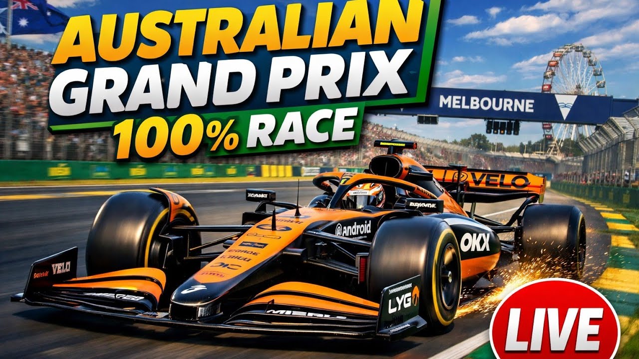 LIVE: F1 25 Australian Grand Prix 100% Race | Full Distance at Albert Park #f125