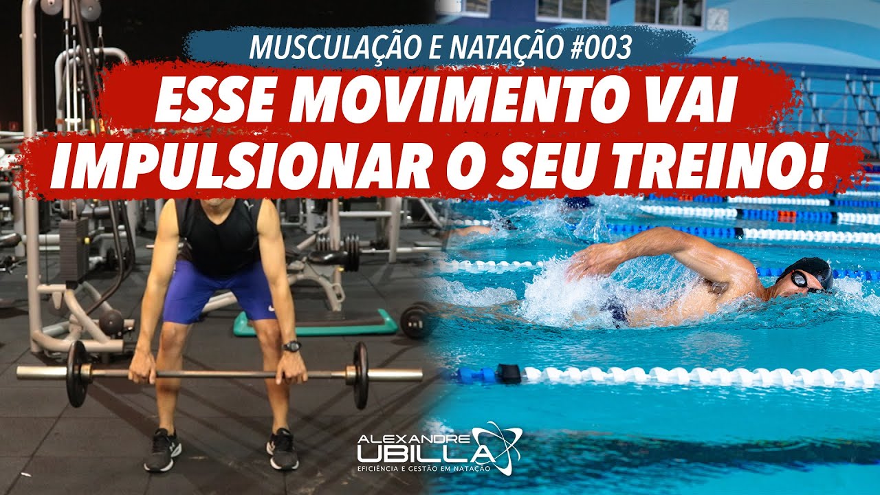 MUSCULAÇÃO E NATAÇÃO #003 - TRAÇÃO DA BRAÇADA DO NADO CRAWL