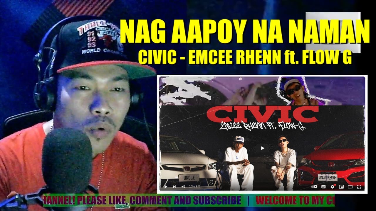 GRABE! GINALINGAN NA NAMAN! | Civic - Emcee Rhenn ft. Flow G | REACTION VIDEO