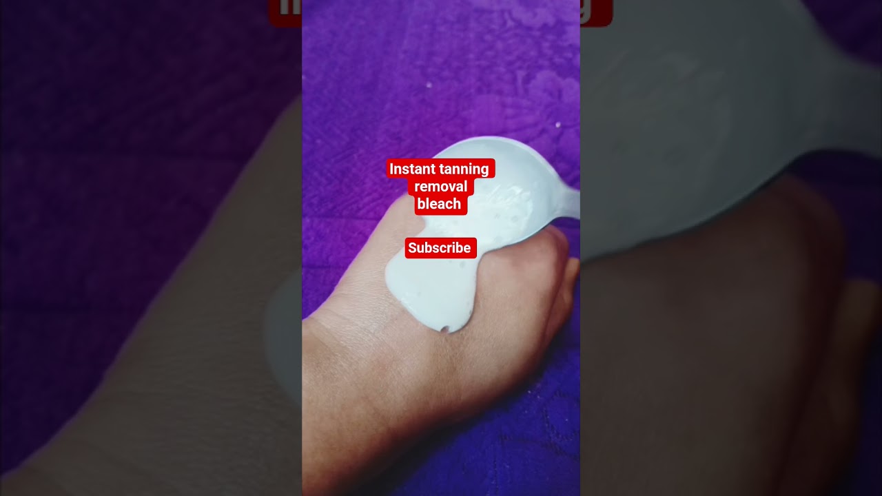 Instant Tanning Removal Bleach 