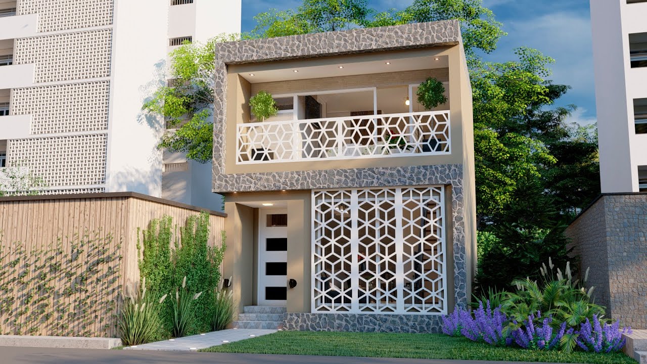 Plano de Casa 5X5 2 Pisos | Tiny House | Mini Casa